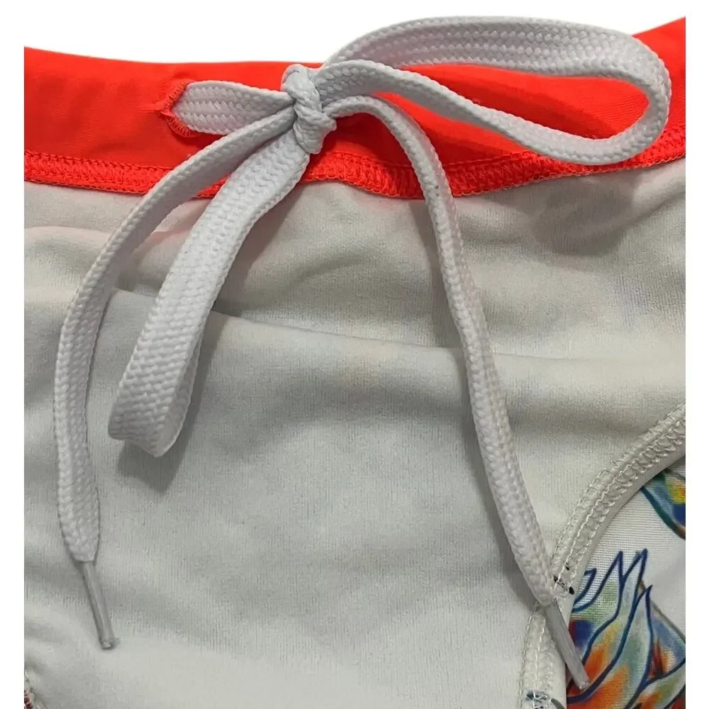 6-58 JUST CAVALLI Men's Speedo Drawstring Adjustable Floral Rare XS